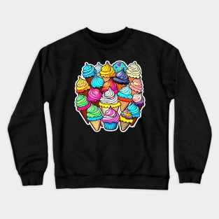 Tasty Ice-Cream Collection Crewneck Sweatshirt